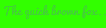 Image with Font Color 43D137 and Background Color 32FF00
